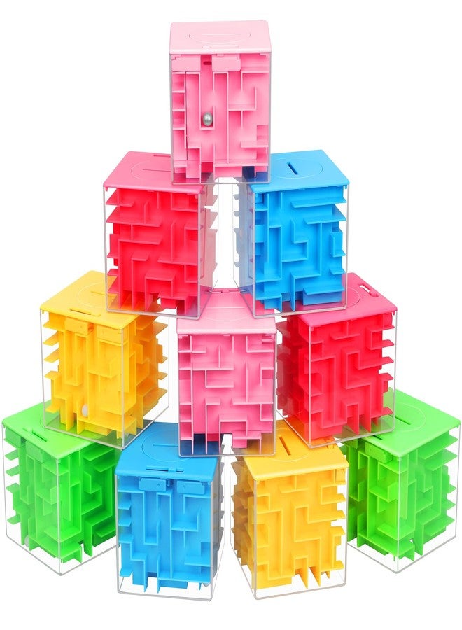 Yilloog 10 Pack Money Maze Puzzle Box for Cash Gift, Funny Money Holder Maze Puzzle Gift Boxes for Adults Christmas, Birthday - Image 1